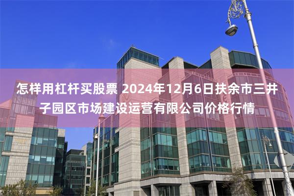 怎样用杠杆买股票 2024年12月6日扶余市三井子园区市场建设运营有限公司价格行情