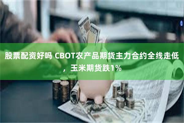股票配资好吗 CBOT农产品期货主力合约全线走低，玉米期货跌1%