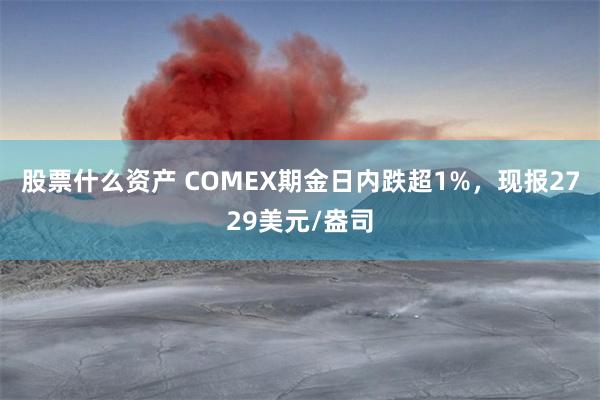 股票什么资产 COMEX期金日内跌超1%，现报2729美元/盎司