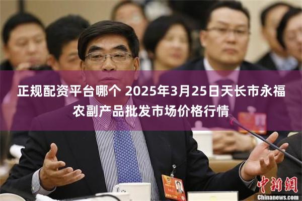 正规配资平台哪个 2025年3月25日天长市永福农副产品批发市场价格行情