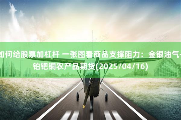 如何给股票加杠杆 一张图看商品支撑阻力：金银油气+铂钯铜农产品期货(2025/04/16)